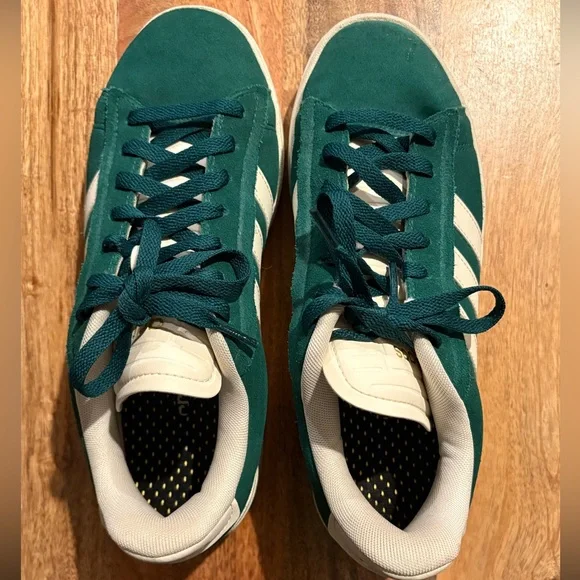 Adidas Grand Court Alpha 00s sneakers - 9 green suede with white stripes - Picture 7 of 11